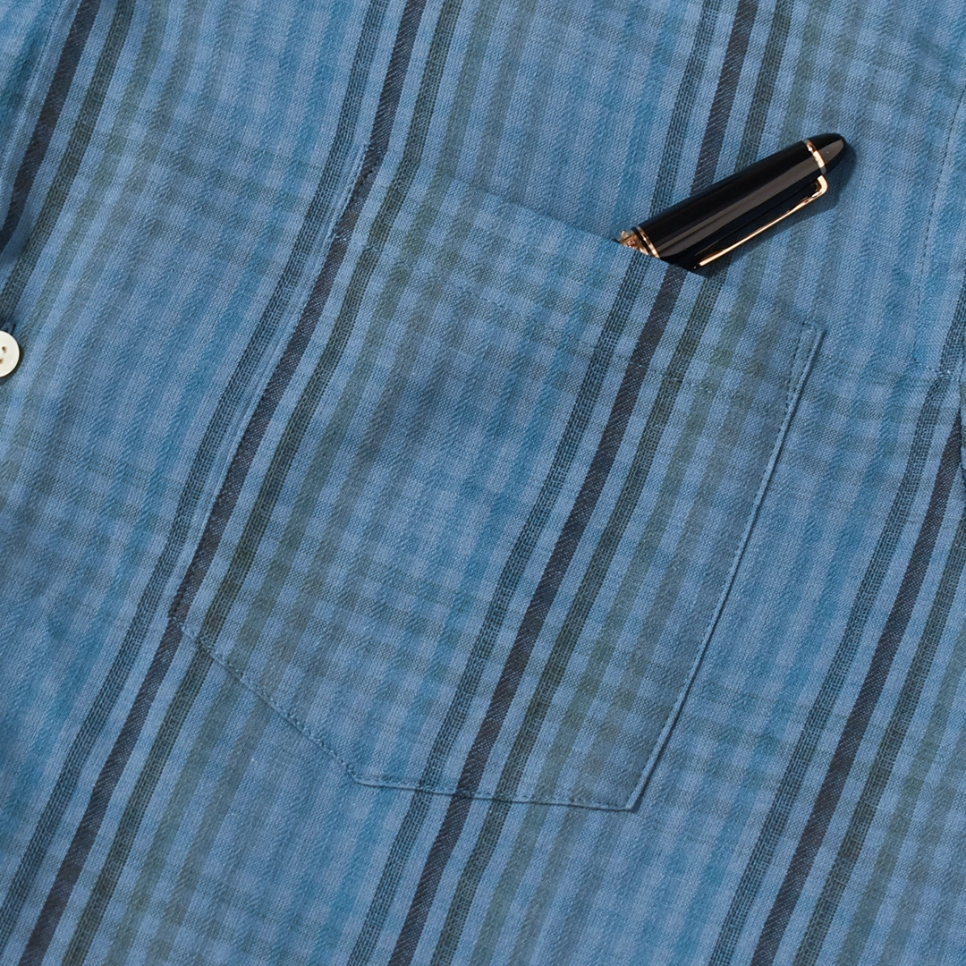 [S-046-1]SUNNY ELEMENT(サニーエレメント)River Shirt S/S(リバーシャツ半袖/ブルーチェック)の商品画像
