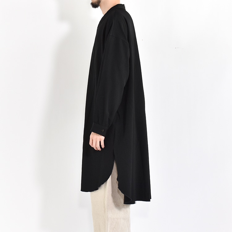 SH-106]MITTAN(ミタン/ミッタン)エアータンブルウールロングシャツ