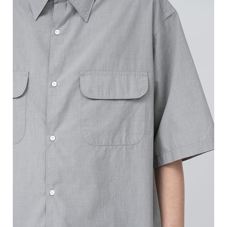 【nanamica】Open Collar End On End Shirt nanamica SS25-Open Collar End On End Shirt – nanamica NEW YORK