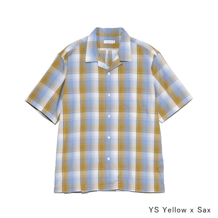 50% OFF】[S25SG076]nanamica(ナナミカ) Open Collar Pique S/S Shirt