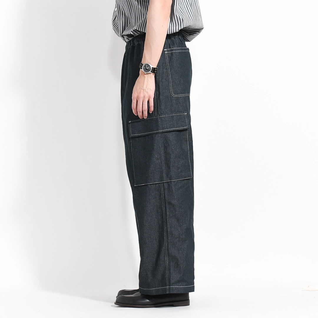 97-IO]Ithe(イザ)No.97-IO Denim Cargo Pants(デニムカーゴパンツ