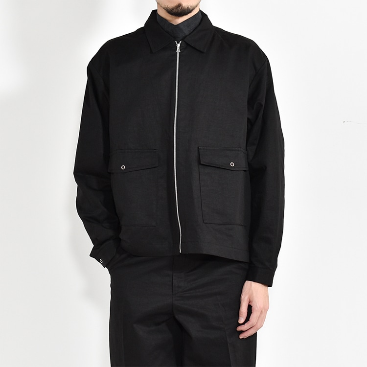 78-IO]Ithe(イザ)「No.78-IO」Cotton Linen Blouson(コットン