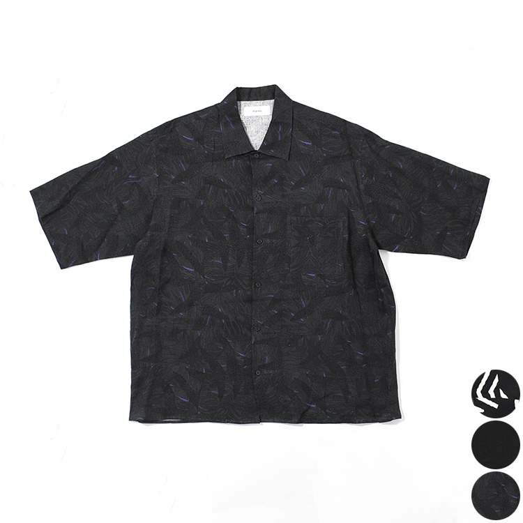 新品 marka 25SS OPEN COLLAR リネントロピカル シャツ 3 marka(マーカ) - OPEN COLLAR S/S SHIRT LINEN TROPICAL – Area