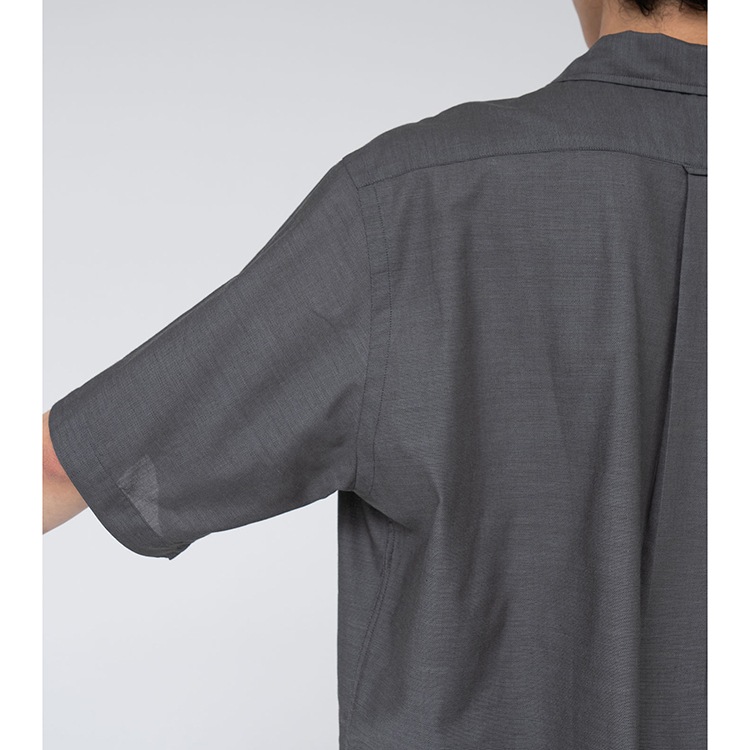30% OFF】[S25SG119]nanamica(ナナミカ) Open Collar Panama S/S Shirt