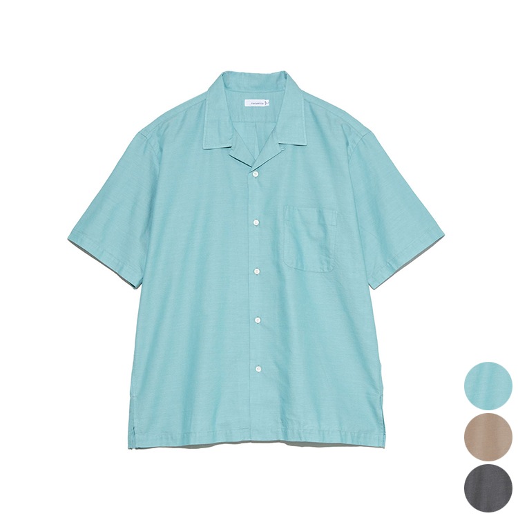 30% OFF】[S25SG119]nanamica(ナナミカ) Open Collar Panama S/S