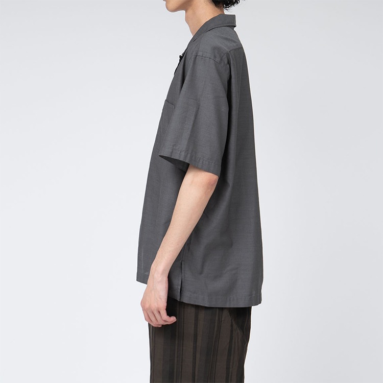 30% OFF】[S25SG119]nanamica(ナナミカ) Open Collar Panama S/S Shirt