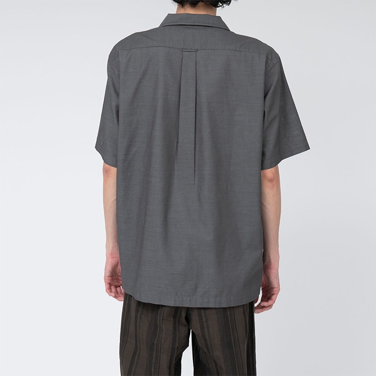 NANAMICA オープンカラー パナマシャツ 半袖 M 美品 nanamica ナナミカ Open Collar Panama S/S Shirt S25SG119
