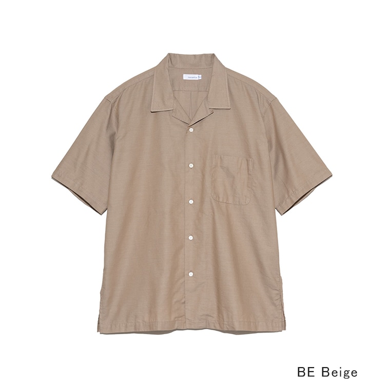 新品 nanamica オープンカラー パナマ プレイド シャツ (XL)　Ⓗ NANAMICA 