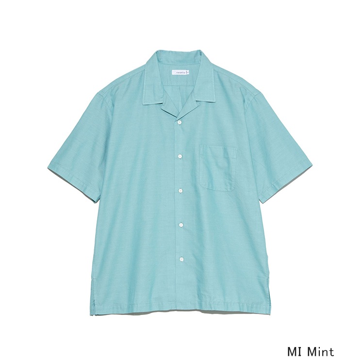 30% OFF】[S25SG119]nanamica(ナナミカ) Open Collar Panama S/S