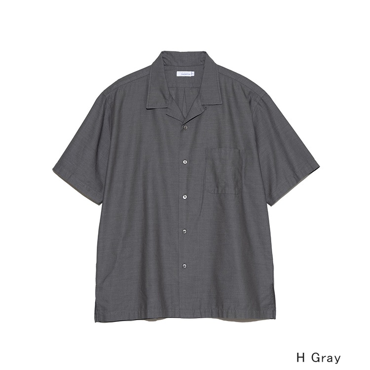 30% OFF】[S25SG119]nanamica(ナナミカ) Open Collar Panama S/S
