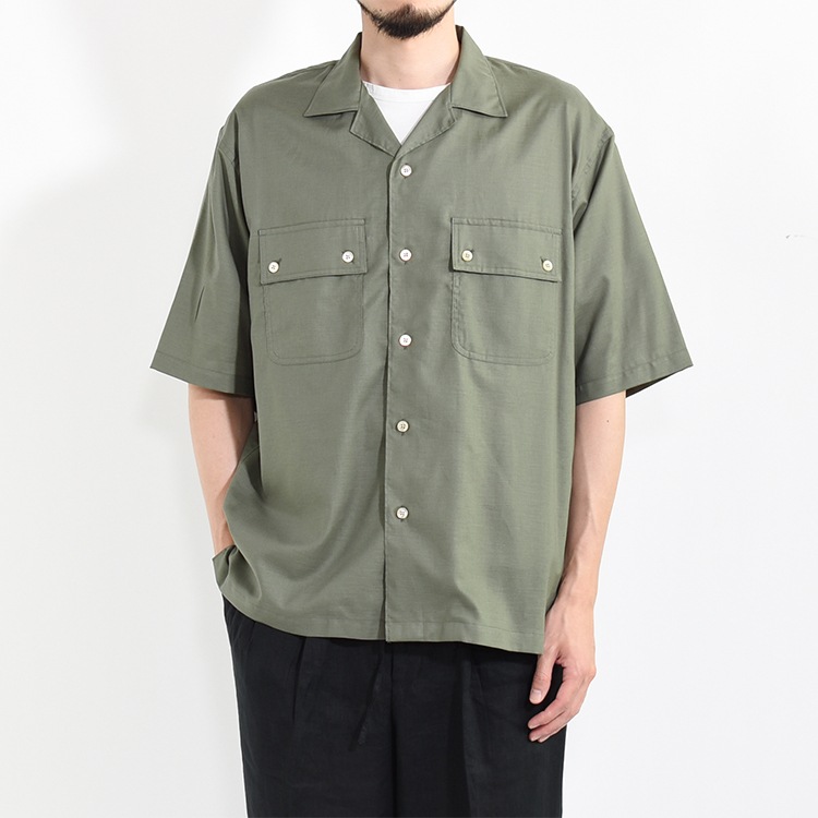 30% OFF】[ULSH59-KA198]ULTERIOR(アルテリア)SILKY SOFT TWILL O/C