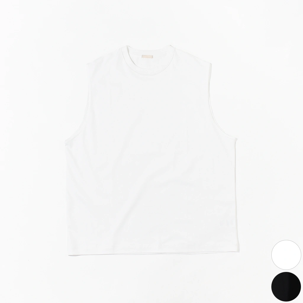 【30% OFF】[ULCS92-KA168]ULTERIOR(アルテリア) SUVN SUEDED TENJIKU SLEEVELESS TEE (スヴィンスエード天竺スリーブレスT)[OUTLET]の商品画像