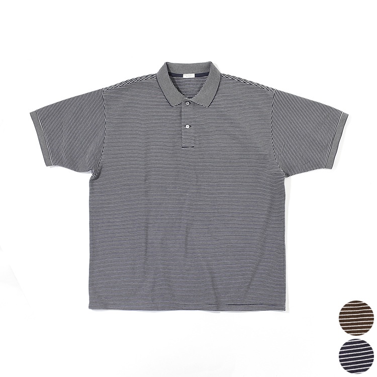 新品未使用！長袖Tシャツ ラッセル編みワイドボーダー 黒 cacco ほぼ日