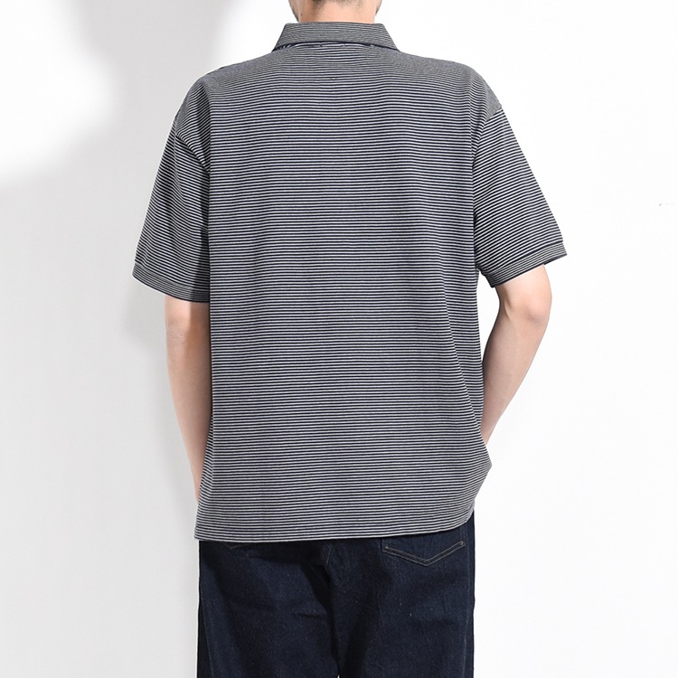 PMAT-CS01]PHIGVEL(フィグベル) Raschel Border Short Sleeve