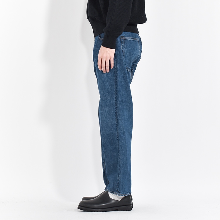 [5723-83553]Scye/SCYE BASICS(サイ/サイベーシックス) Selvedge Denim Used Wash Peg Top Jeans (セルビッジデニムユーズドウォッシュペグトップジーンズ)の商品画像