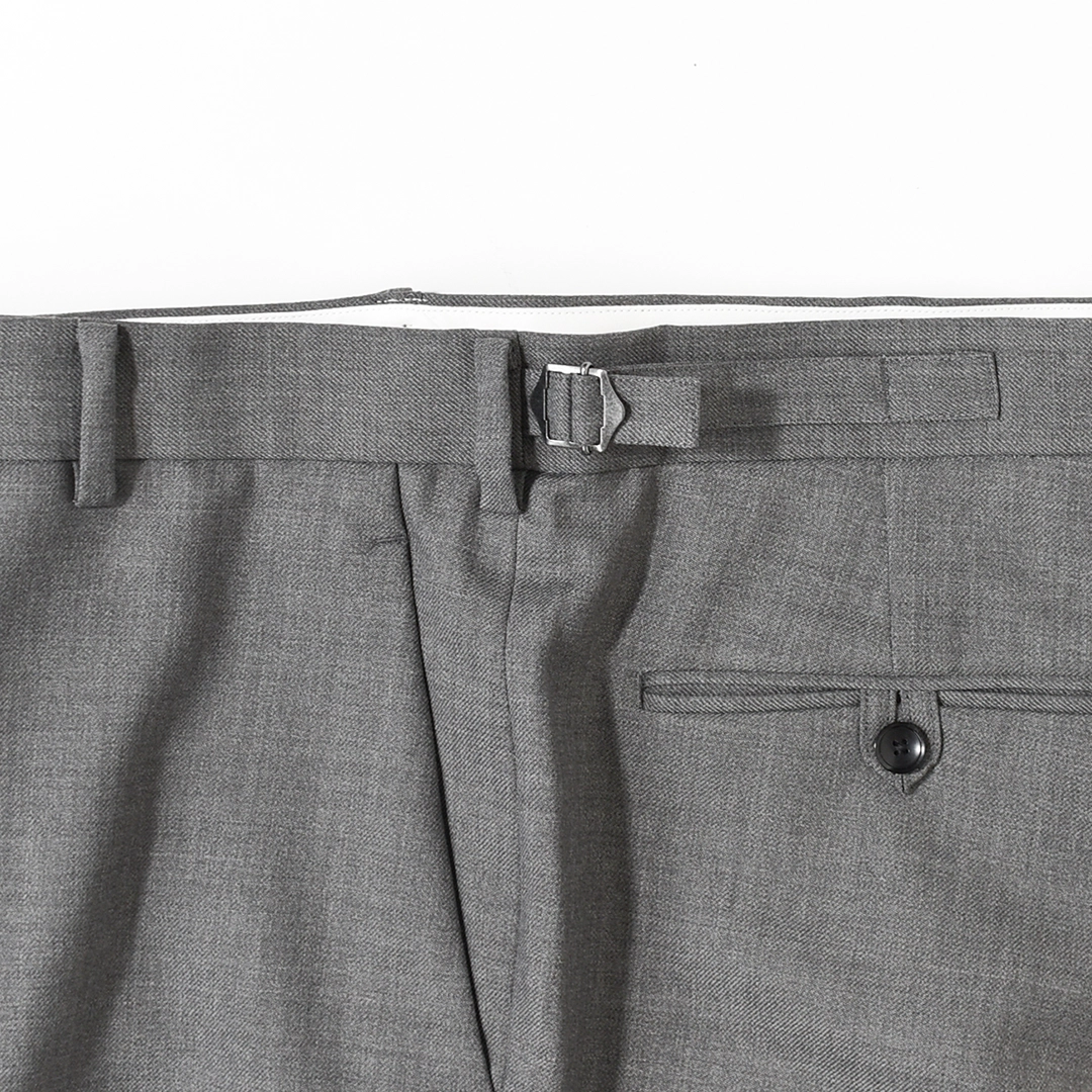 [m26c06pt02c]marka(マーカ) Recycled Polyester Wool Gabardine Regular Fit Straight Trousers(リサイクルポリエステルウールギャバジンレギュラーフィットストレートトラウザーズ)の商品画像