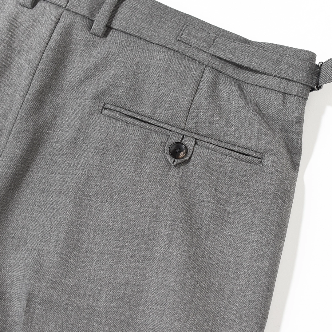 [m26c06pt02c]marka(マーカ) Recycled Polyester Wool Gabardine Regular Fit Straight Trousers(リサイクルポリエステルウールギャバジンレギュラーフィットストレートトラウザーズ)の商品画像