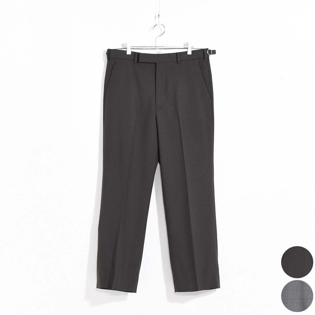[m26c06pt02c]marka(マーカ) Recycled Polyester Wool Gabardine Regular Fit Straight Trousers(リサイクルポリエステルウールギャバジンレギュラーフィットストレートトラウザーズ)の商品画像