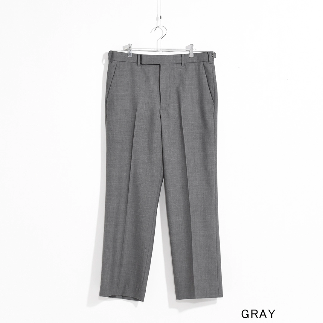 [m26c06pt02c]marka(マーカ) Recycled Polyester Wool Gabardine Regular Fit Straight Trousers(リサイクルポリエステルウールギャバジンレギュラーフィットストレートトラウザーズ)の商品画像