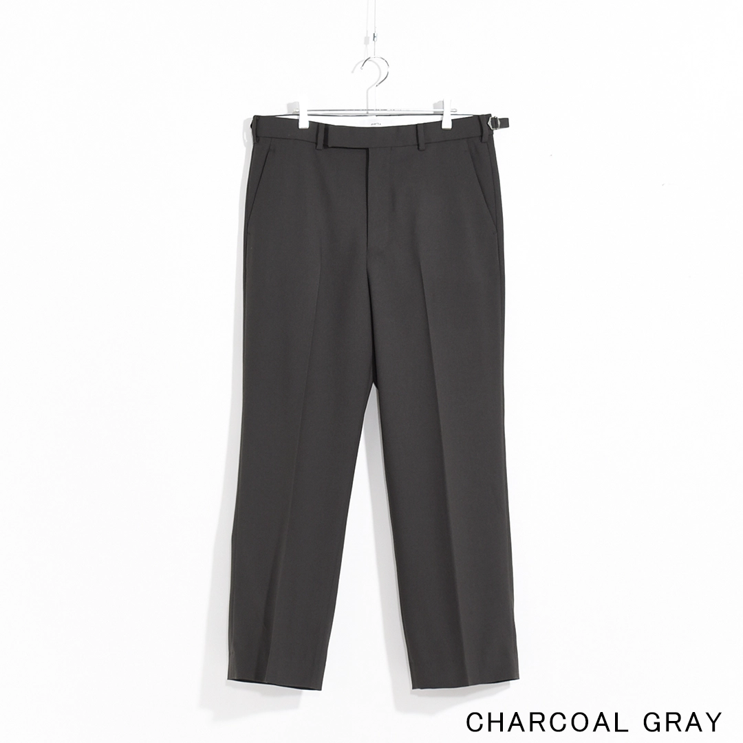 [m26c06pt02c]marka(マーカ) Recycled Polyester Wool Gabardine Regular Fit Straight Trousers(リサイクルポリエステルウールギャバジンレギュラーフィットストレートトラウザーズ)の商品画像