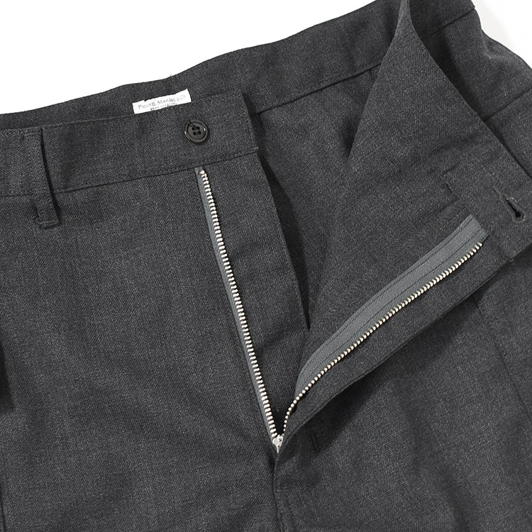 PMAT-PT06]PHIGVEL(フィグベル) HOPSACK WIDE POCKET TROUSERS