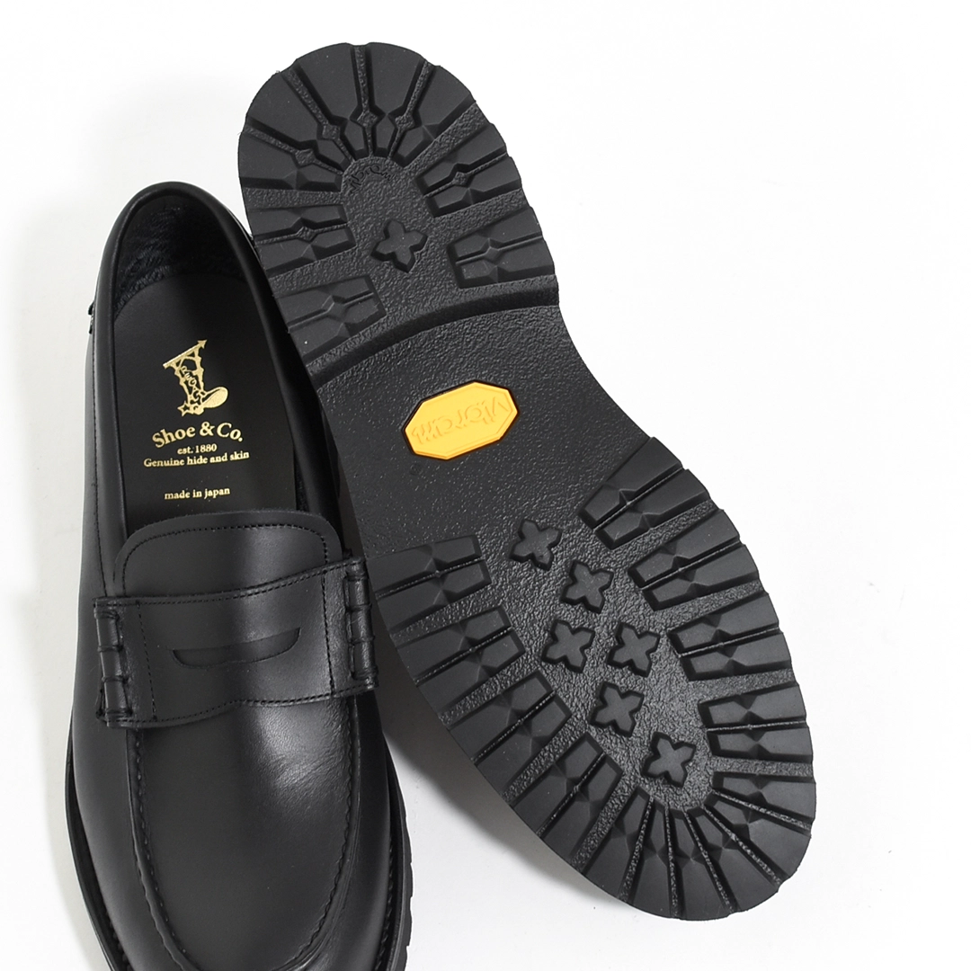 838S]Shoe&Co. (シューアンドコー)Beefroll Loafer GORE-TEX(ビーフ