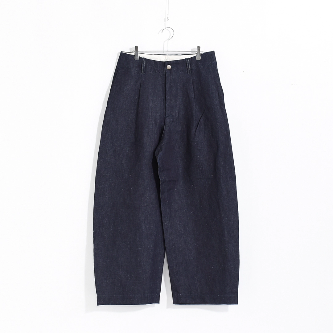 [261505]Handwerker(ハンドベーカー)HW Wide Trousers / Cotton Linen Denim(ハンドベーカーワイドトラウザース/コットンリネンデニム)の商品画像