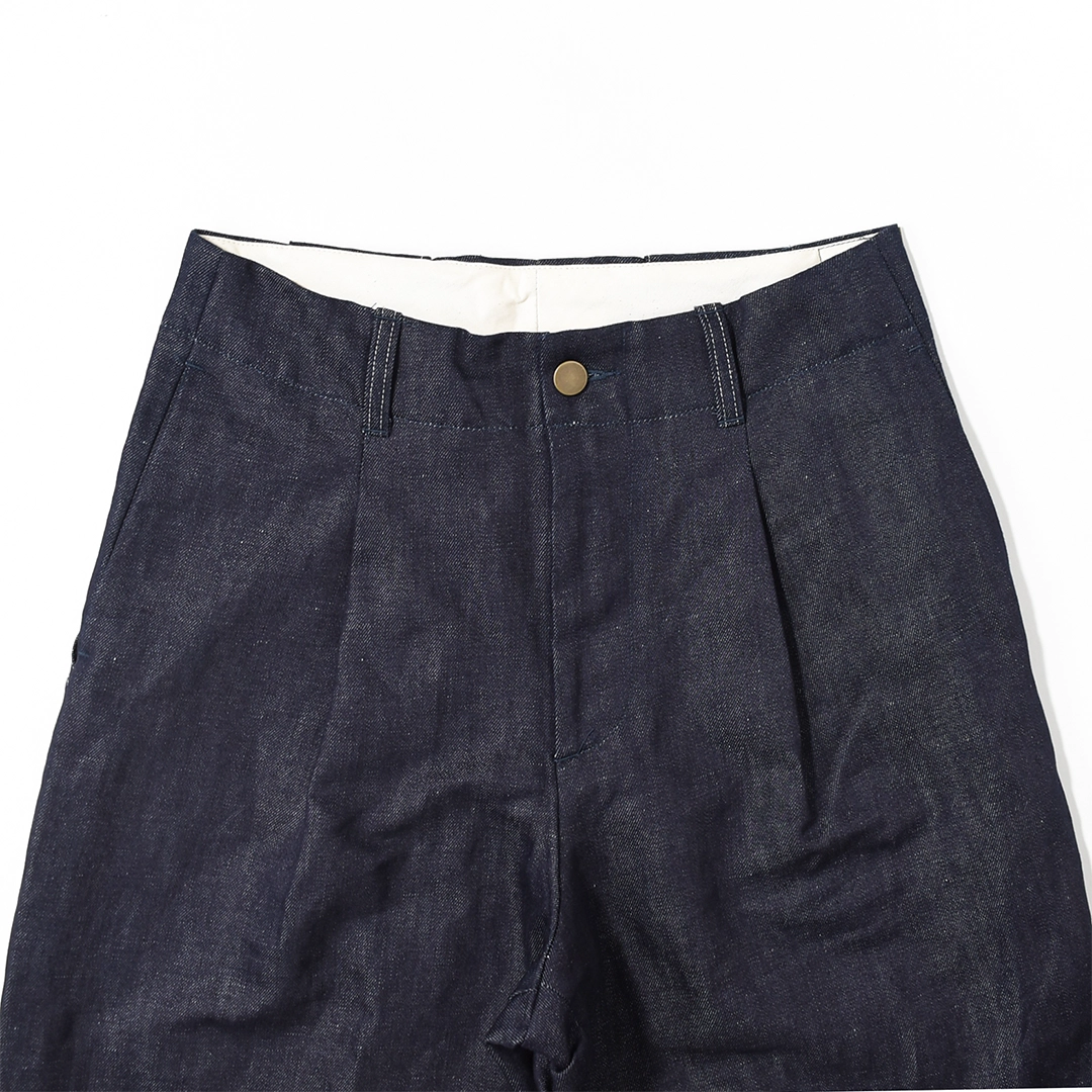[261505]Handwerker(ハンドベーカー)HW Wide Trousers / Cotton Linen Denim(ハンドベーカーワイドトラウザース/コットンリネンデニム)の商品画像
