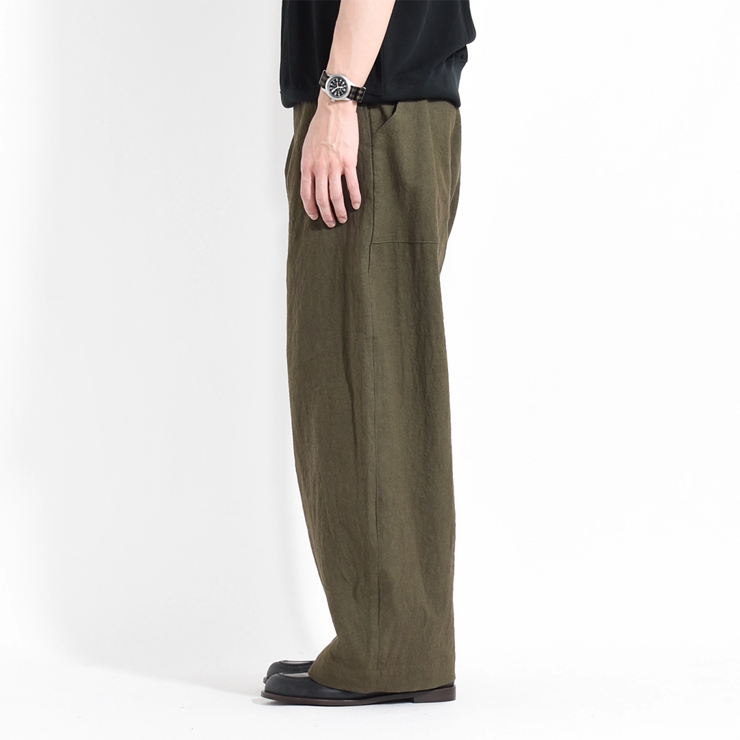[261507]Handwerker(ハンドベーカー)HW Wide Trousers / Cotton Linen(ハンドベーカーワイドトラウザース/コットンリネン)の商品画像