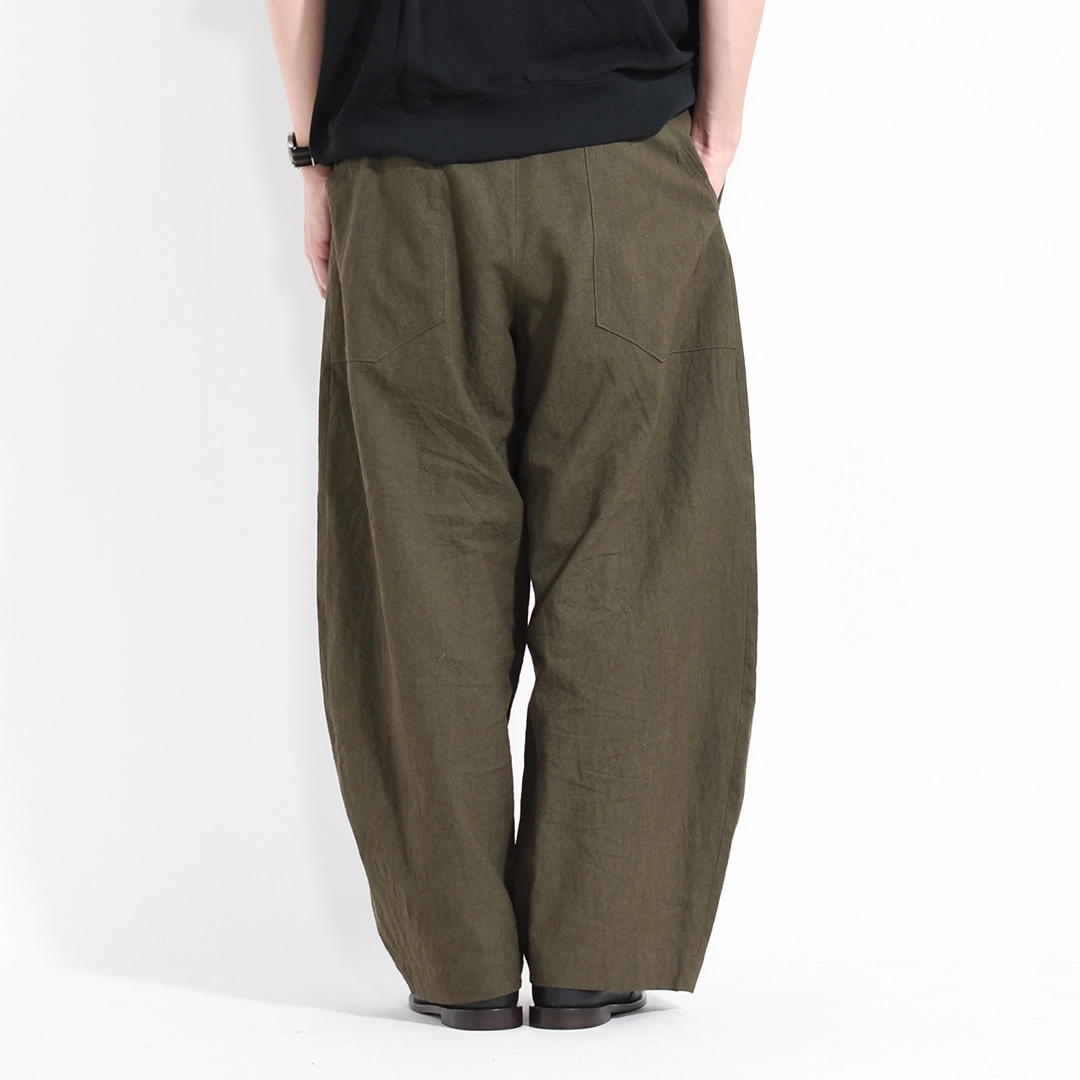 [261507]Handwerker(ハンドベーカー)HW Wide Trousers / Cotton Linen(ハンドベーカーワイドトラウザース/コットンリネン)の商品画像