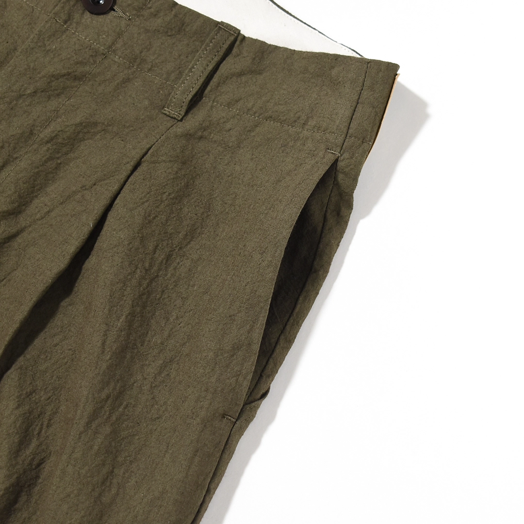 [261507]Handwerker(ハンドベーカー)HW Wide Trousers / Cotton Linen(ハンドベーカーワイドトラウザース/コットンリネン)の商品画像