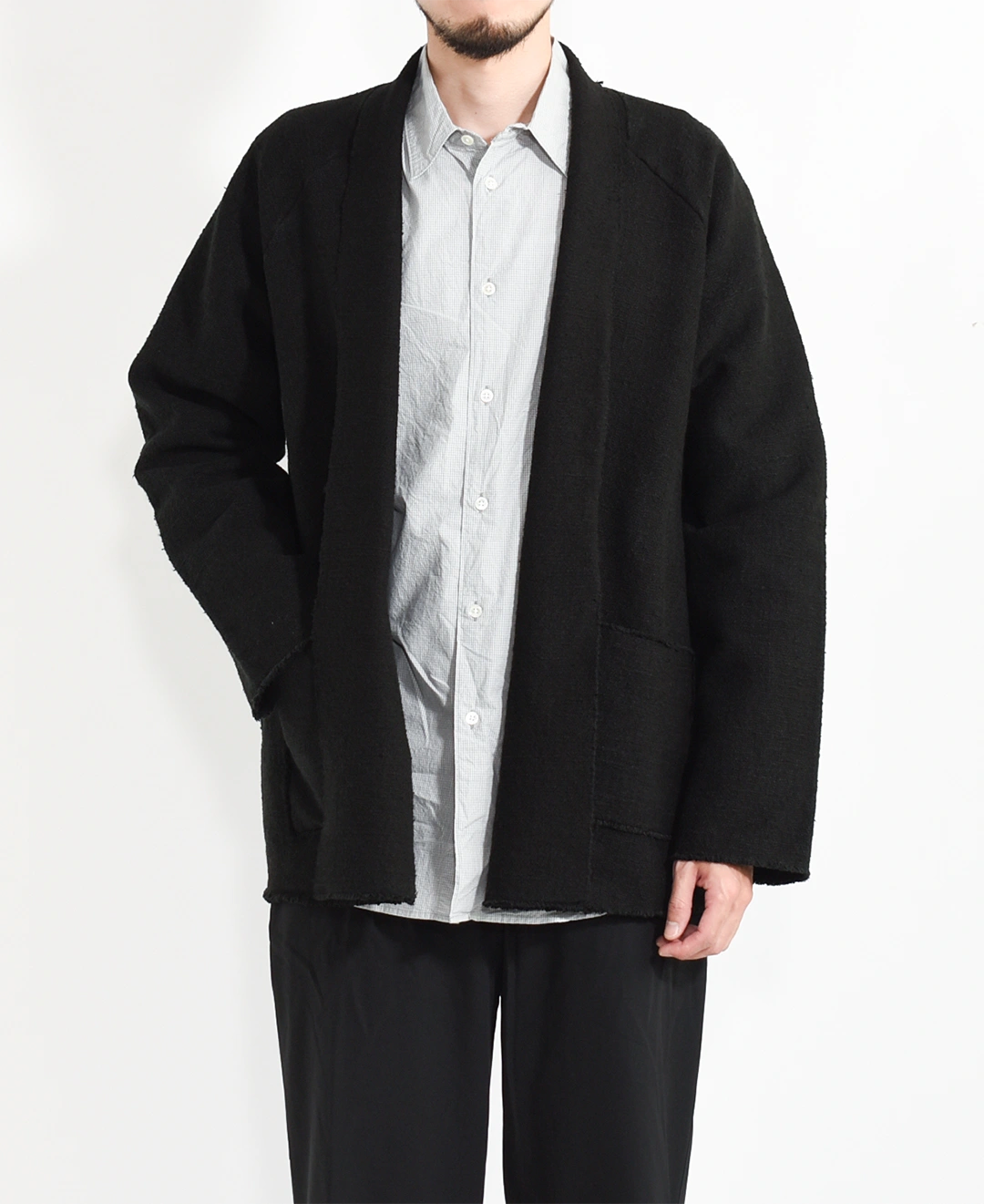 Mittan ガラ紡ジャケット　黒　size3 MITTAN OCガラ紡ジャケット［黒］ - Maiden Voyage