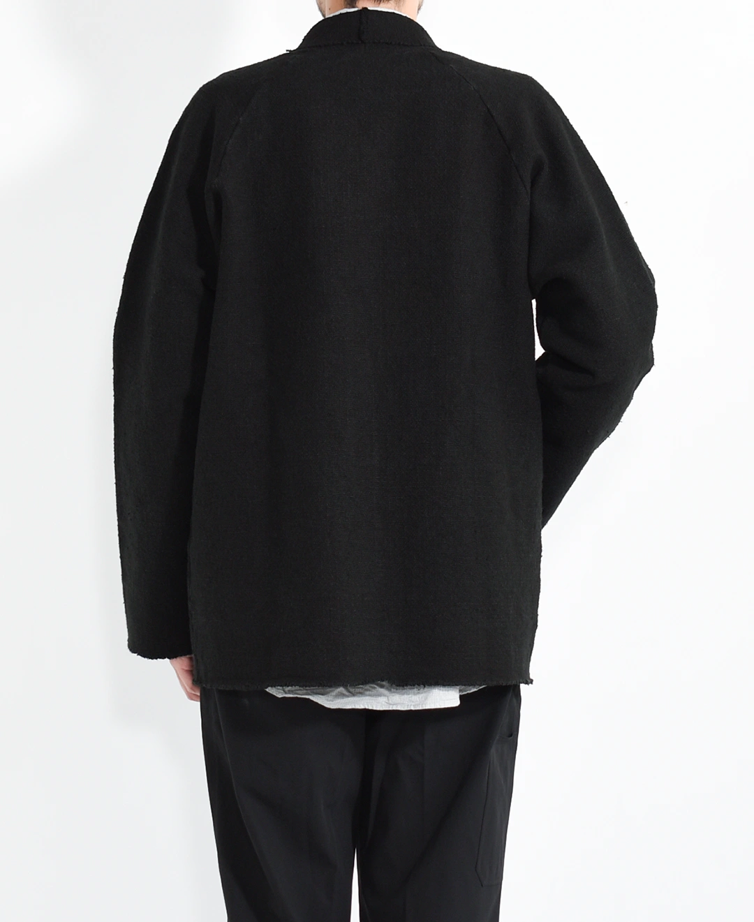 美品 MITTAN ミッタン OCガラ紡ジャケット 3 ボタンレス カーディガン JK-81]MITTAN(ミタン/ミッタン)OCガラ紡ジャケット | MITTAN