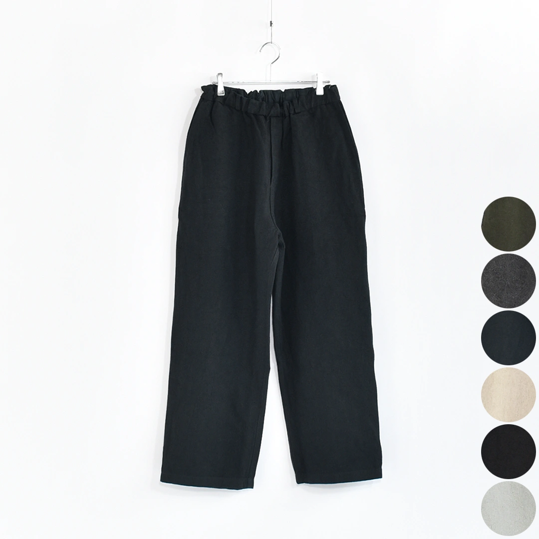 【新品】MITTAN 亜麻苧麻ワイド PT-92 墨黒 サイズ２ 25SS PT-92]MITTAN(ミタン/ミッタン)亜麻苧麻ワイド | MITTAN(ミタン