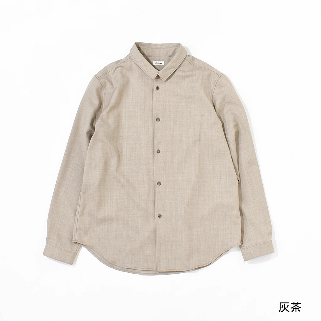 SH-145]MITTAN(ミタン/ミッタン)ストレッチNMウールシャツ | MITTAN