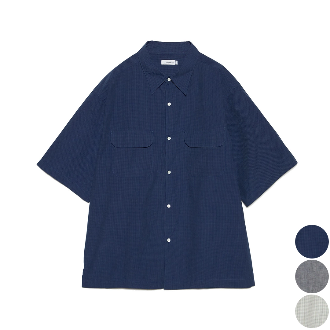 s26sg068]nanamica(ナナミカ) Regular Collar S/S Shirt (レギュラー