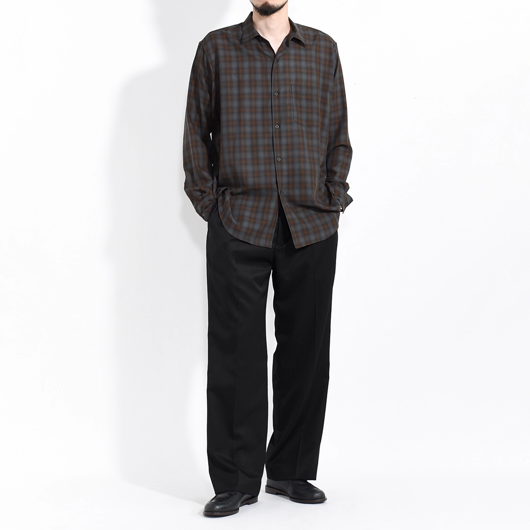 a26c02pt01c]MARKAWARE (マーカウェア) Organic Wool 2/80 Gabardine
