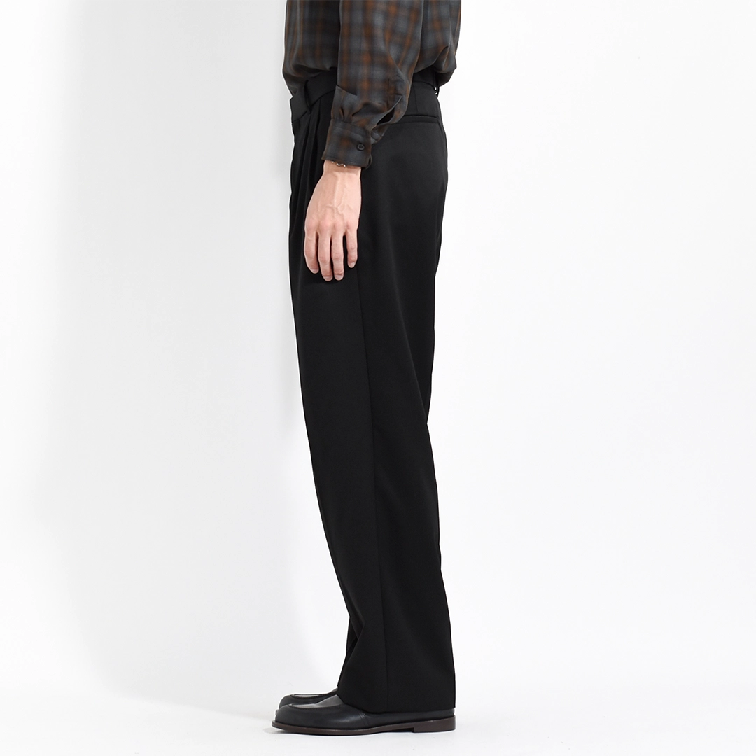a26c02pt01c]MARKAWARE (マーカウェア) Organic Wool 2/80 Gabardine