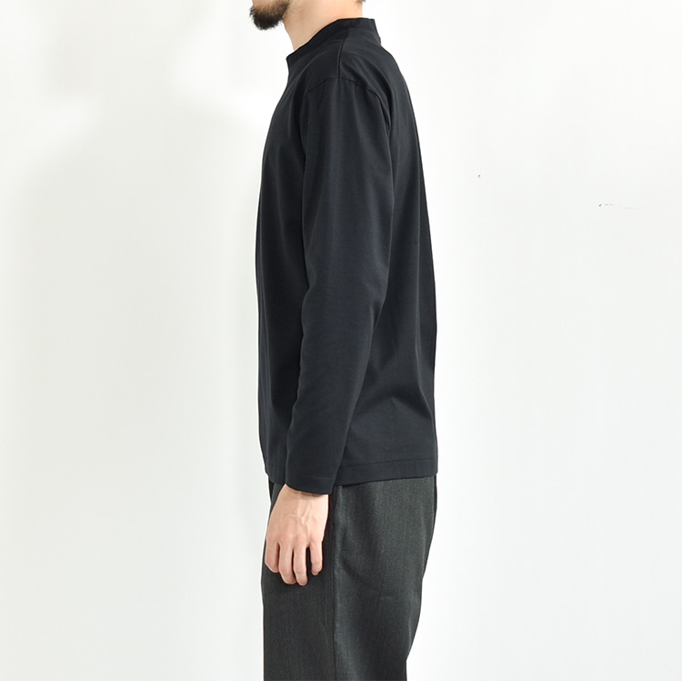 48-59-HTO]Ithe(イザ)「No.48-59-HTO」Mock neck Tshirt(モックネックT