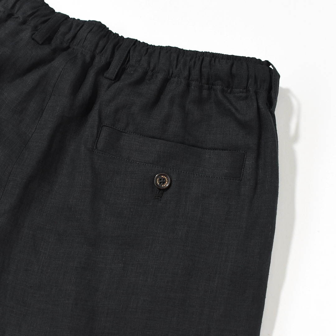 [a26b05pt01c]MARKAWARE (マーカウェア) Hemp Shirting Double Pleated Easy Trousers(ヘンプ細布ダブルプリーテッドイージートラウザーズ)の商品画像
