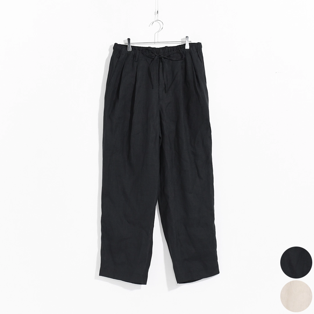 a26b05pt01c]MARKAWARE (マーカウェア) Hemp Shirting Double Pleated