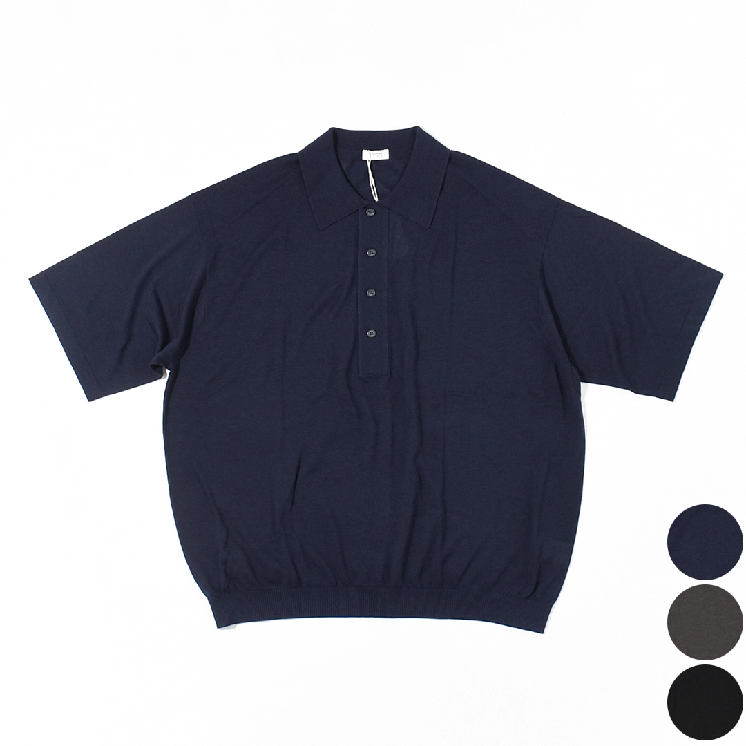 2601-014]crepuscule (クレプスキュール) S/S Polo (半袖ポロ