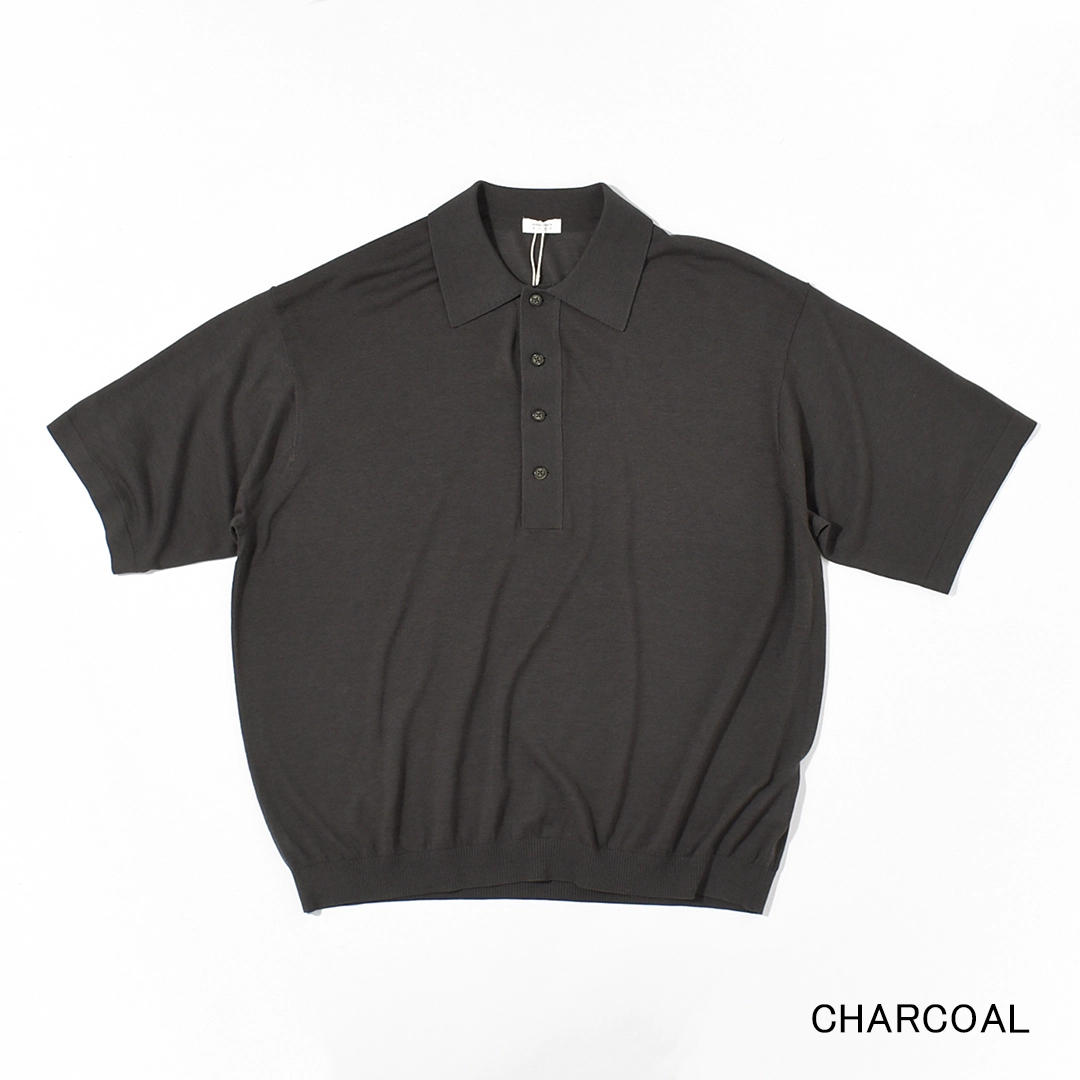 2601-014]crepuscule (クレプスキュール) S/S Polo (半袖ポロ