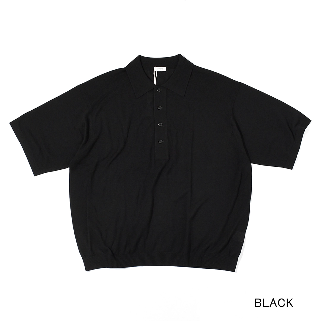 2601-014]crepuscule (クレプスキュール) S/S Polo (半袖ポロ