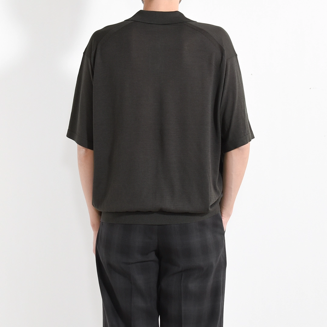 2601-014]crepuscule (クレプスキュール) S/S Polo (半袖ポロ