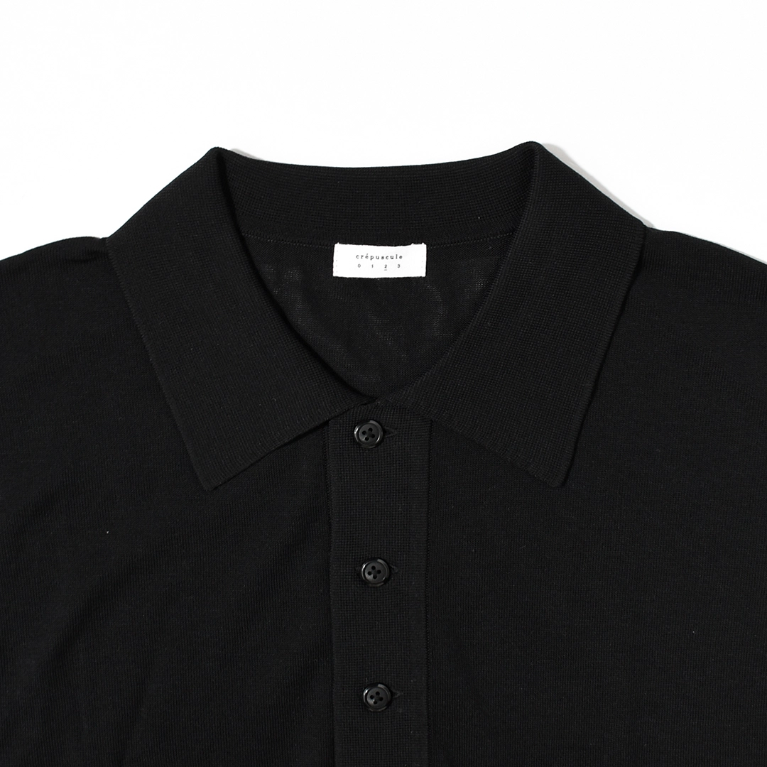 2601-014]crepuscule (クレプスキュール) S/S Polo (半袖ポロ 