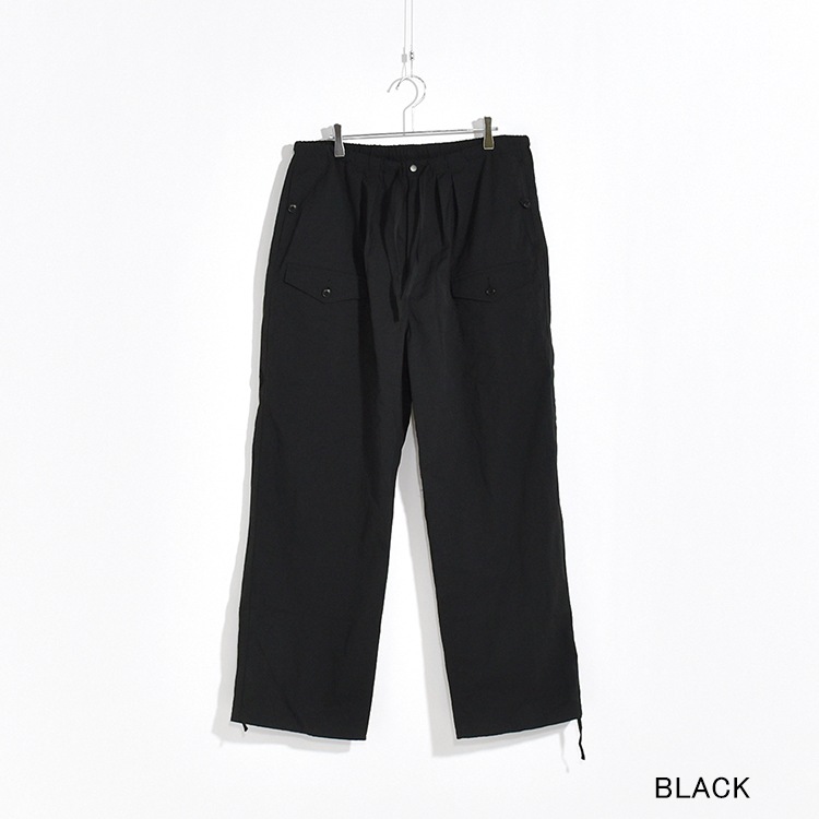 パンツ ULTERIOR NYLON AIR POPLIN MIL-PANTS すっかり｜NYLON AIR POPLIN MIL-PANTS｜ULTERIOR 24SS｜えん -en-
