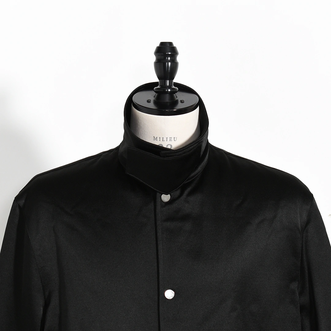 a25c12bl01c]MARKAWARE (マーカウェア) BRATAC Silk x Cashmere Satin