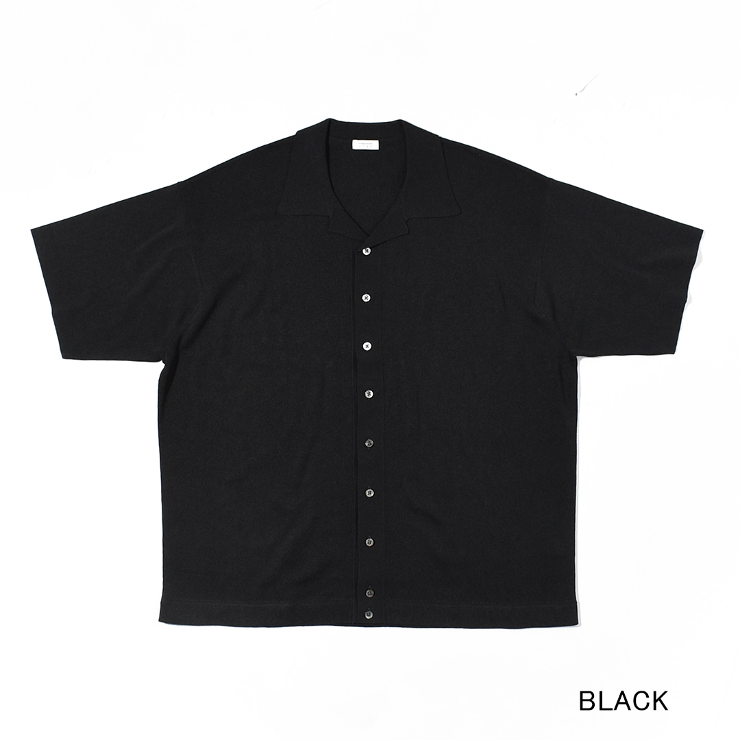 20% OFF】[2601-017]crepuscule (クレプスキュール) Washi Open Collar