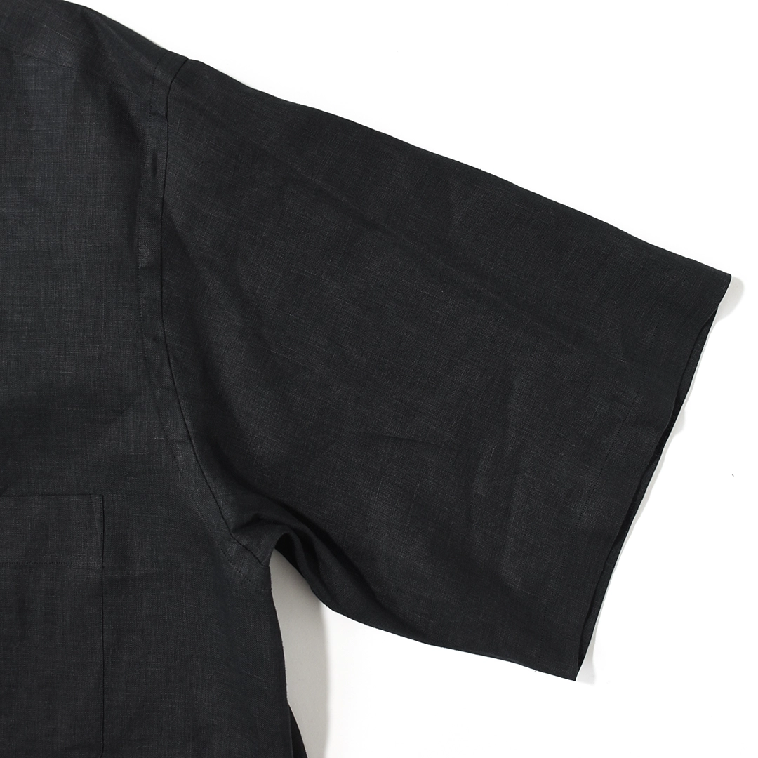 a26b05sh01b]MARKAWARE (マーカウェア) Hemp Shirting New Open Collar